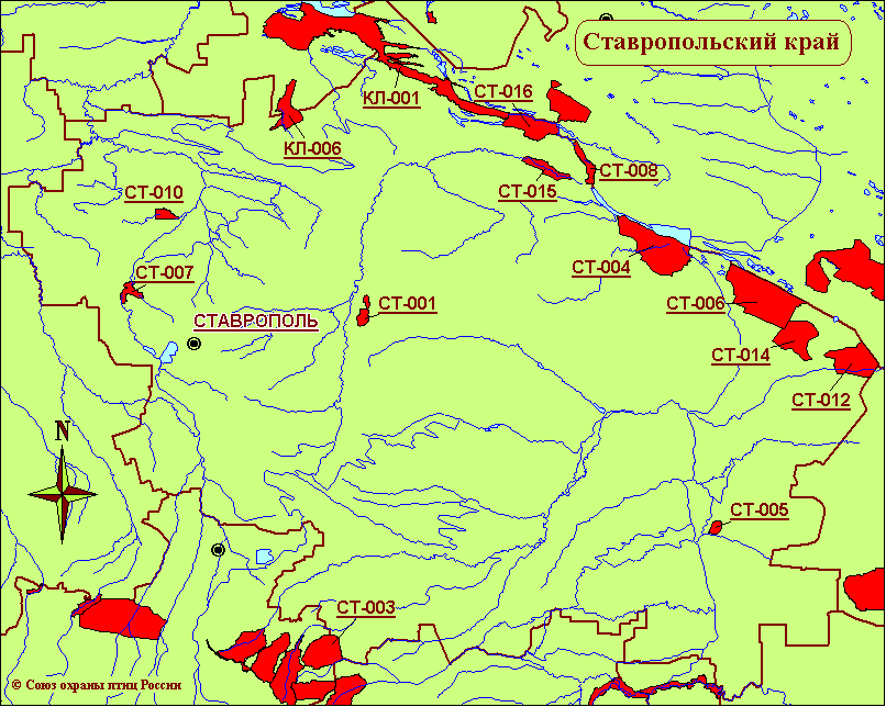 Рыболовная карта ставропольского края